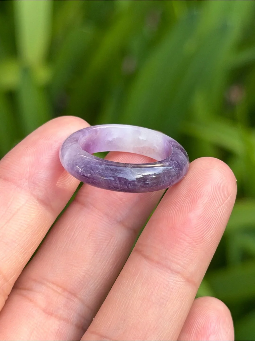 Size 8.75 Natural Amethyst Ring 2149